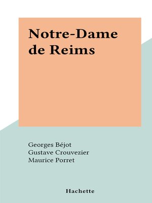 cover image of Notre-Dame de Reims